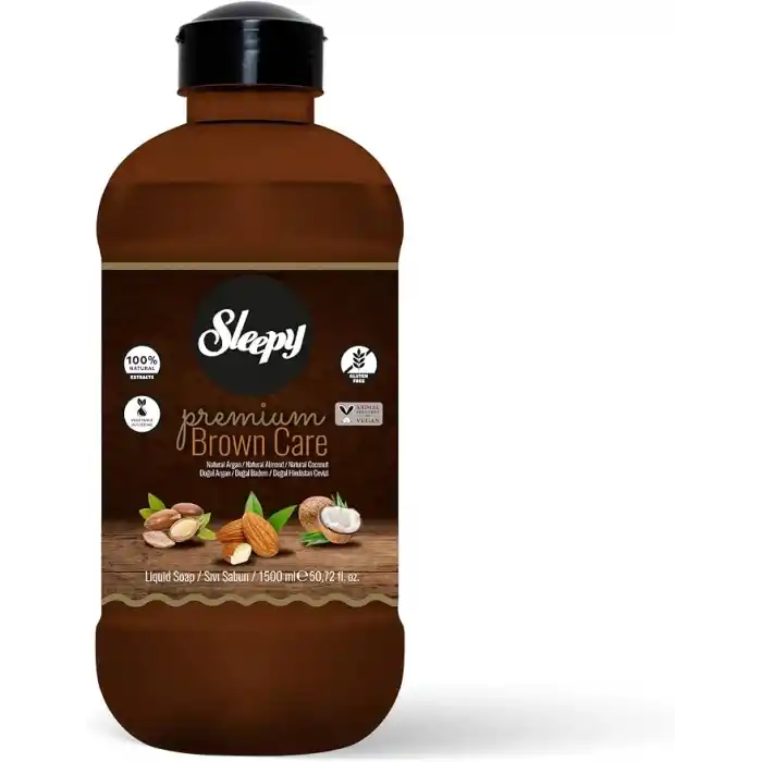 Sleepy Sıvı Sabun Premium Brown Care 1500 Ml