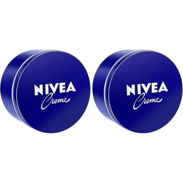 NIVEA Creme Nemlendirici Bakım Kremi 250 ml,Eucerit, El,Yüz,Vücut İçin,Paraben İçermez, Tüm Cilt Tipleri, (2 paketi)