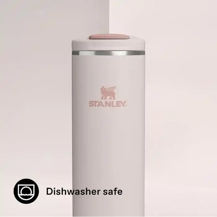 STANLEY The Transit FlipTop Mug Termos 0.60 Litre - Pembe Kuvars (Rose Quartz) | Paslanmaz Çelik
