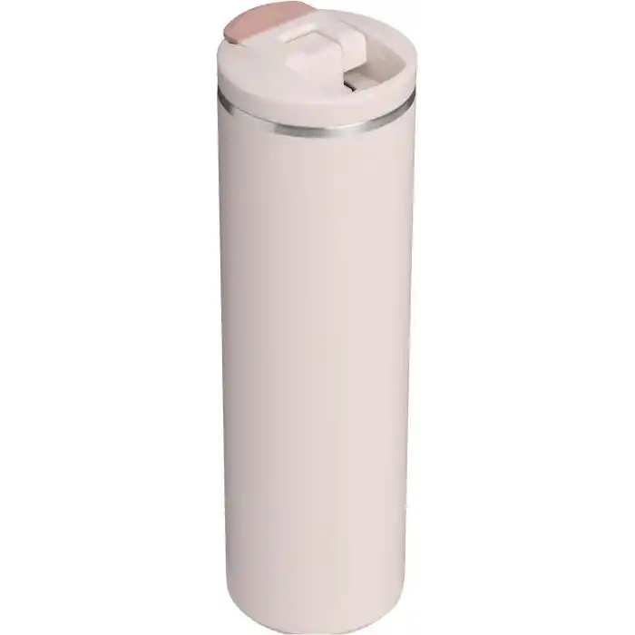 STANLEY The Transit FlipTop Mug Termos 0.60 Litre - Pembe Kuvars (Rose Quartz) | Paslanmaz Çelik