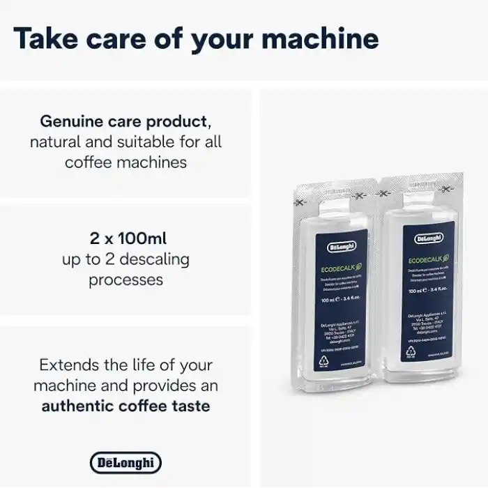 Delonghi Ecodecalk Kahve Makinası Kireç Sökücü - 2x100ml