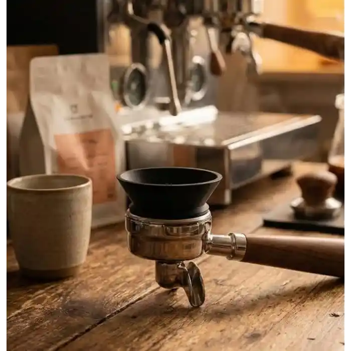51MM Portafiltre Dozaj Halkası, Dozaj Hunisi, Kahve Dökme Önleyici Huni, Espresso Hazırlık Hunisi