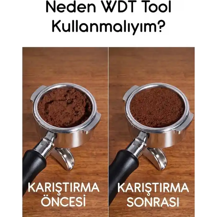 WDT Tool, Espresso Dağıtım Aracı, Kahve Karıştırma İğnesi