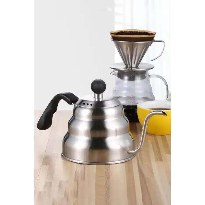 WF 1,2 L Çelik Barista Filtre Kahve Demleme ibriği Drip Kettle cin372