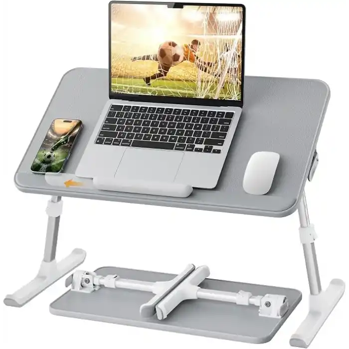 Bix Saiji AL30 Ayarlanabilir Laptop Standı Ergonomik Tasarım 17 İnç Uyumlu Taşınabilir Masa Gri