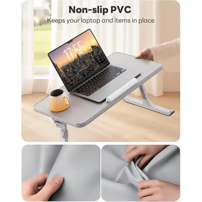 Bix Saiji AL30 Ayarlanabilir Laptop Standı Ergonomik Tasarım 17 İnç Uyumlu Taşınabilir Masa Gri