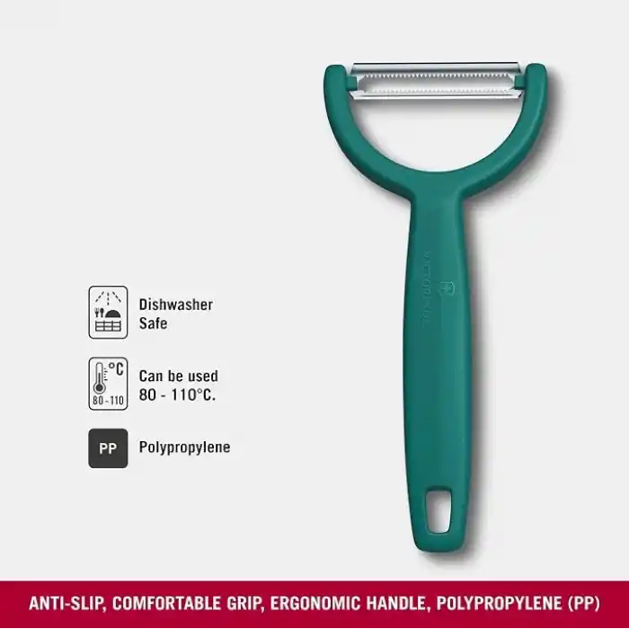 Victorinox 6.0963.4 YPSO Tırtıklı Kenar Çift Taraf Yeşil Soyacak