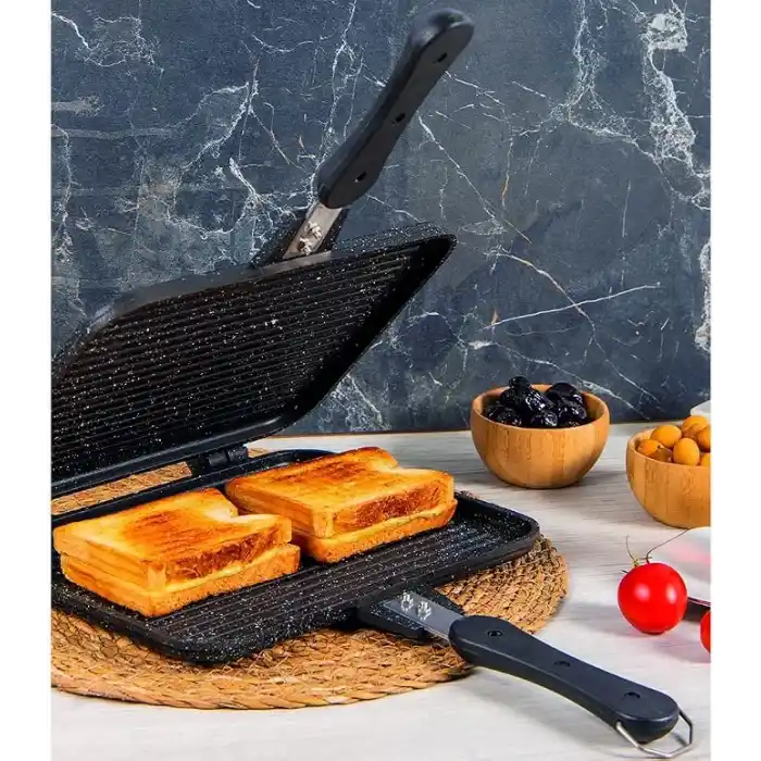 Stevig Usta Tostçu Granit Döküm Ocak Üstü El Tost Makinesi ST-101