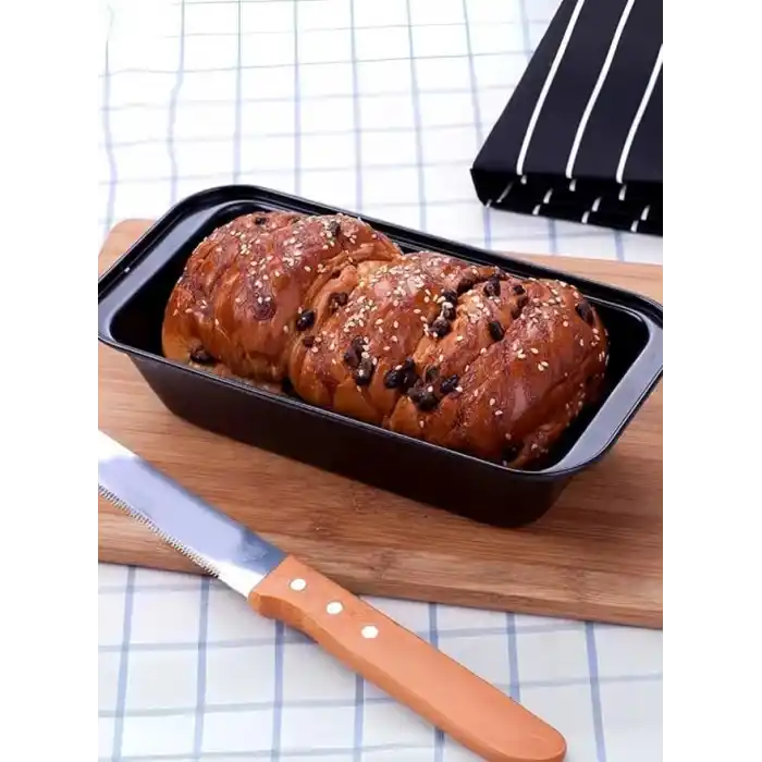 Orret Home Metal Baton Kek ve Ekmek Kalıbı, Teflon Kaplı Tost Ekmeği Kalıbı, Yapışmaz Yüzey, Dayanıklı ve Çok Yönlü Pişirme Aksesuarı (27 Cm)