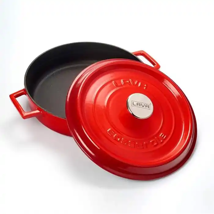 Lava Casserole Çok Fonksiyonlu, 3.40 Litre LVYST28K2R, Kırmızı/Siyah