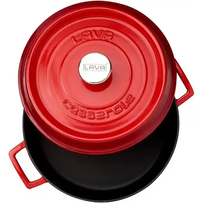 Lava Casserole Çok Fonksiyonlu, 3.40 Litre LVYST28K2R, Kırmızı/Siyah