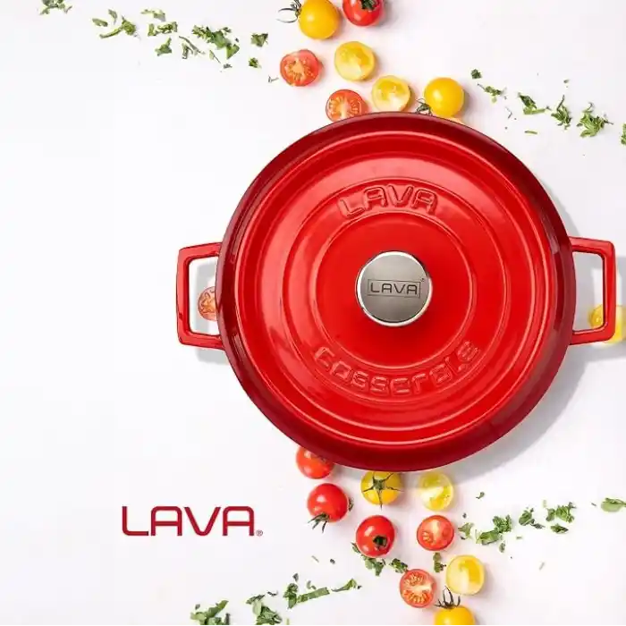 Lava Casserole Çok Fonksiyonlu, 3.40 Litre LVYST28K2R, Kırmızı/Siyah