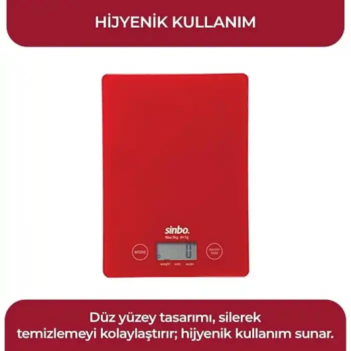 Sinbo Dijital Hassas Mutfak Tartısı