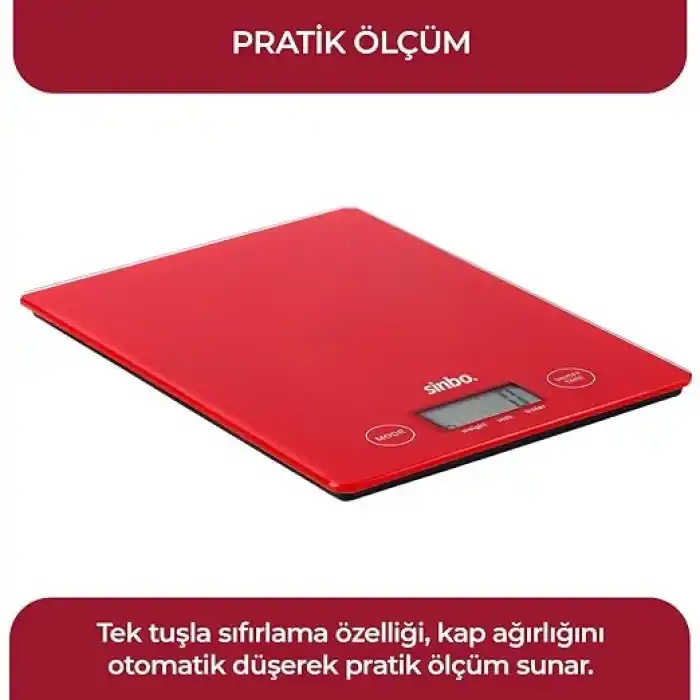 Sinbo Dijital Hassas Mutfak Tartısı