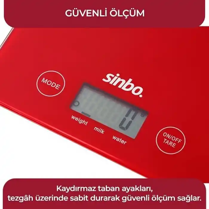 Sinbo Dijital Hassas Mutfak Tartısı