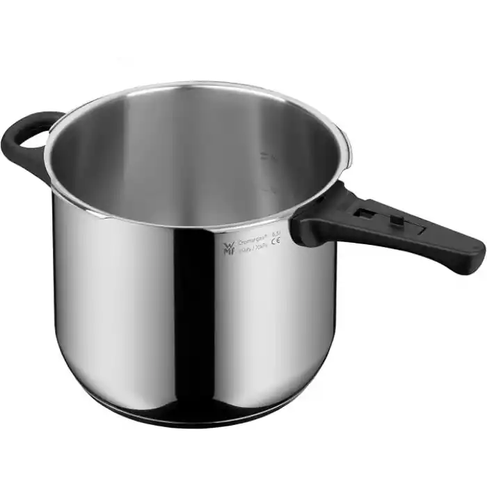 WMF Perfect One Pot 6,5 L Düdüklü Tencere, İndüksiyon Uyumlu, Cromargan® Yüksek Kaliteli Paslanmaz Çelik, 2 Pişirme Kademesi, Büyük Pişirme Göstergesi, Çıkarılabilir Kapak Sapı