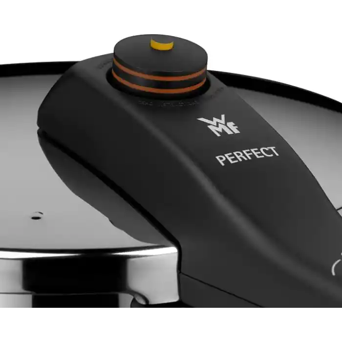 WMF Perfect One Pot 6,5 L Düdüklü Tencere, İndüksiyon Uyumlu, Cromargan® Yüksek Kaliteli Paslanmaz Çelik, 2 Pişirme Kademesi, Büyük Pişirme Göstergesi, Çıkarılabilir Kapak Sapı