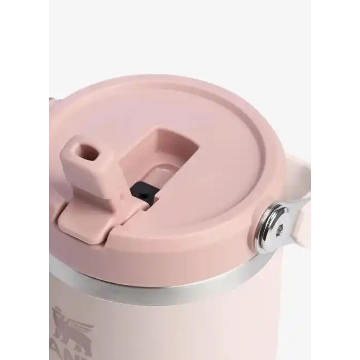 Stanley IceFlow Flip Straw Tumbler Pipetli Termos Bardak, 0.60 Litre, Pembe Kuvars (Rose Quartz)
