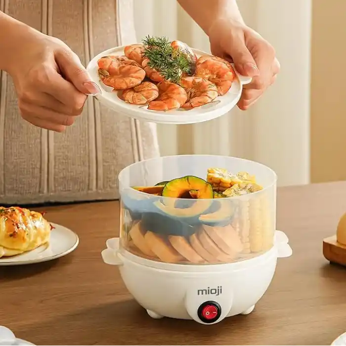 Mioji EG8S 250W Yumurta ve Çok Amaçlı Buharlı Pişirici