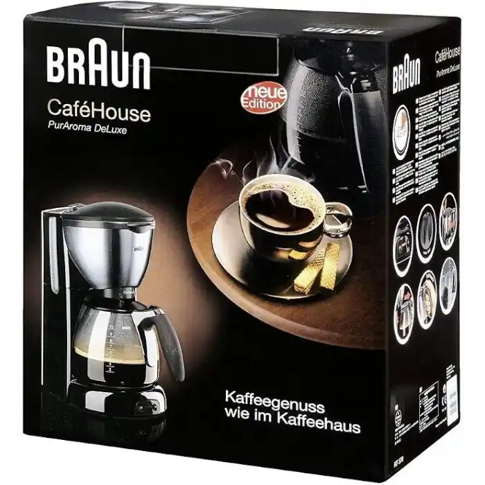 Braun KF570 Filtre Kahve Makinesi, Siyah