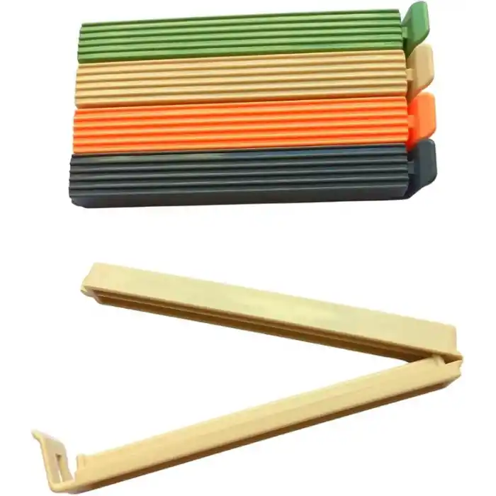 8li Çok Renkli Pratik Poşet Klipsi, Paket, Ambalaj, Torba, Çanta Kapatıcı Plastik Kilidi, Mandalı (Karışık 8 Adet)