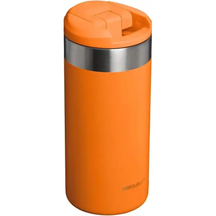 Stanley The Aerolight Transit Mug Termos Bardak, 0.35 L, Goldenrod Coral