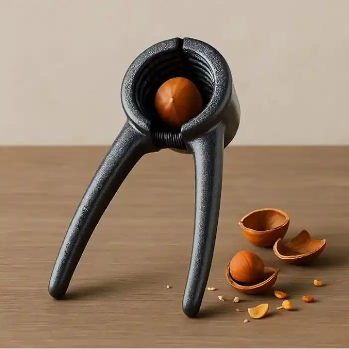 Döküm Ceviz ve Fındık Kıracağı – Ergonomik Saplı, Kaymaz Yüzeyli, Dayanıklı Dökümalüminyum, Fındık Badem Kıracağı – Güçlü Yay Sistemi ile Kolay Kırma