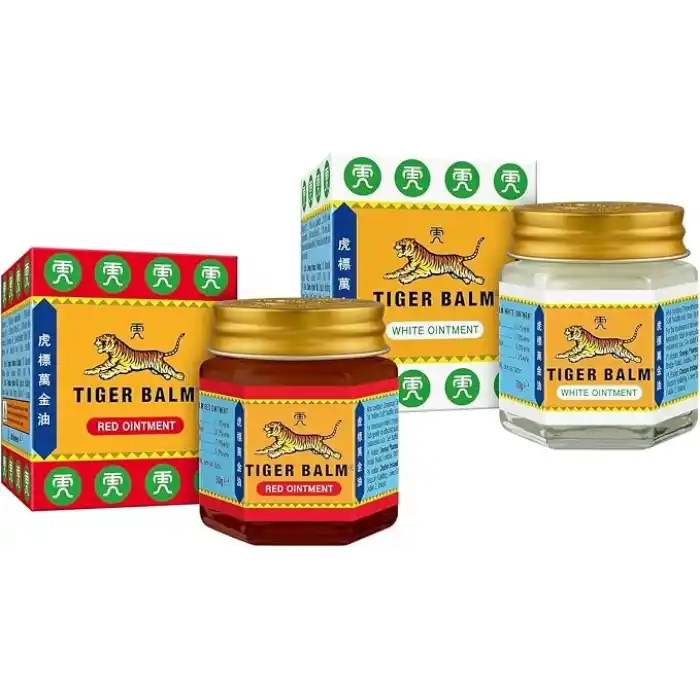 Tiger Balm Kaplan Balsamı Kırmızı Merhem 30g/Kavanoz Beyaz Merhem 30g/Kavanoz