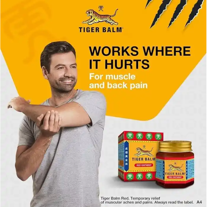 Tiger Balm Kaplan Balsamı Kırmızı Merhem 30g/Kavanoz Beyaz Merhem 30g/Kavanoz