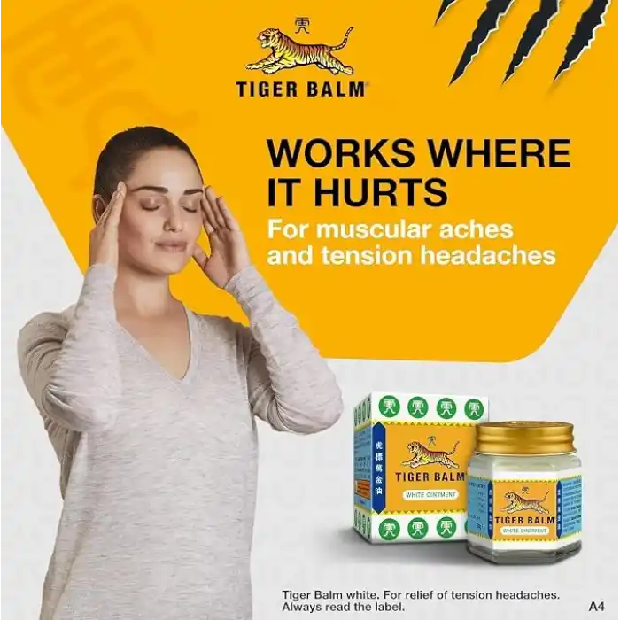 Tiger Balm Kaplan Balsamı Kırmızı Merhem 30g/Kavanoz Beyaz Merhem 30g/Kavanoz