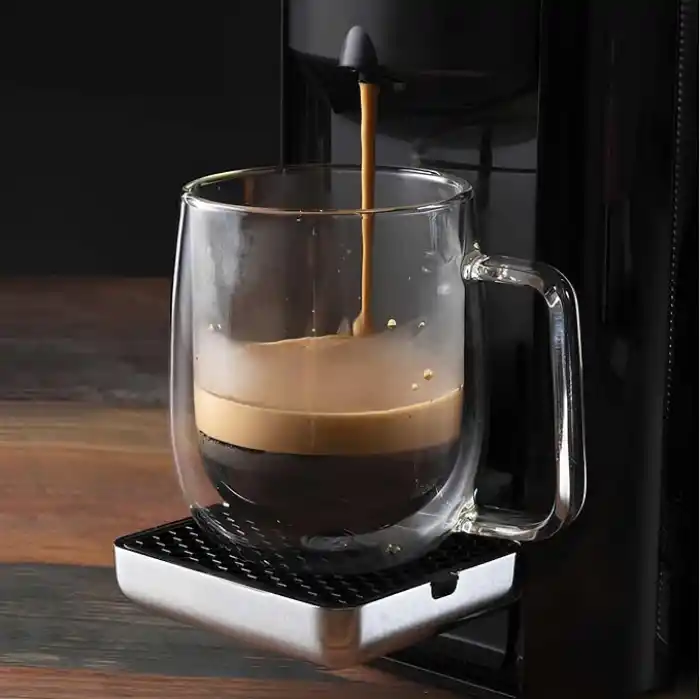 Orret Home 2 Adet 250 ml Çift Cidarlı Borosilikat Cam Kupa Bardak Termisil Isıya Dayanıklı Şeffaf Kahve Çay Latte Espresso Fincanı Cam Bardak Seti