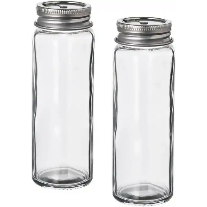 Ikea Cıtronhaj Tuzluk/Karabiberlik - Cam - 12 Cm - 2 Parça