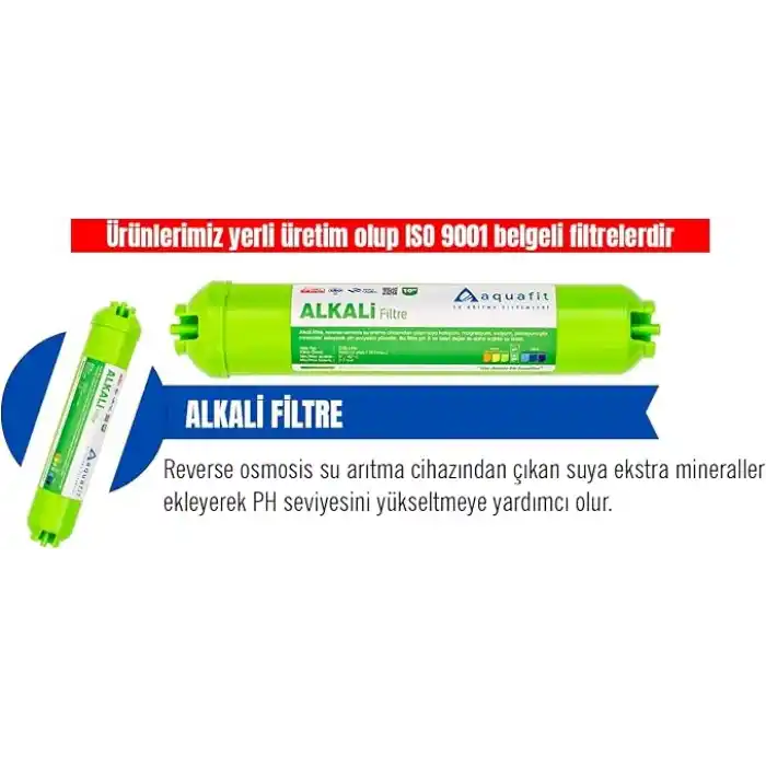 Aquafit Kapalı Kasa Su Arıtma Cihazı İki Tarafı Çubuklu 7li Filtre Seti