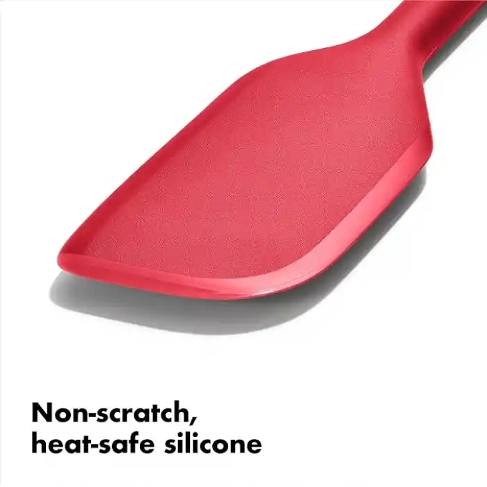 OXO - Good Grips silikon spatula, orta boy, marmelat ve daha fazlası için, siyah