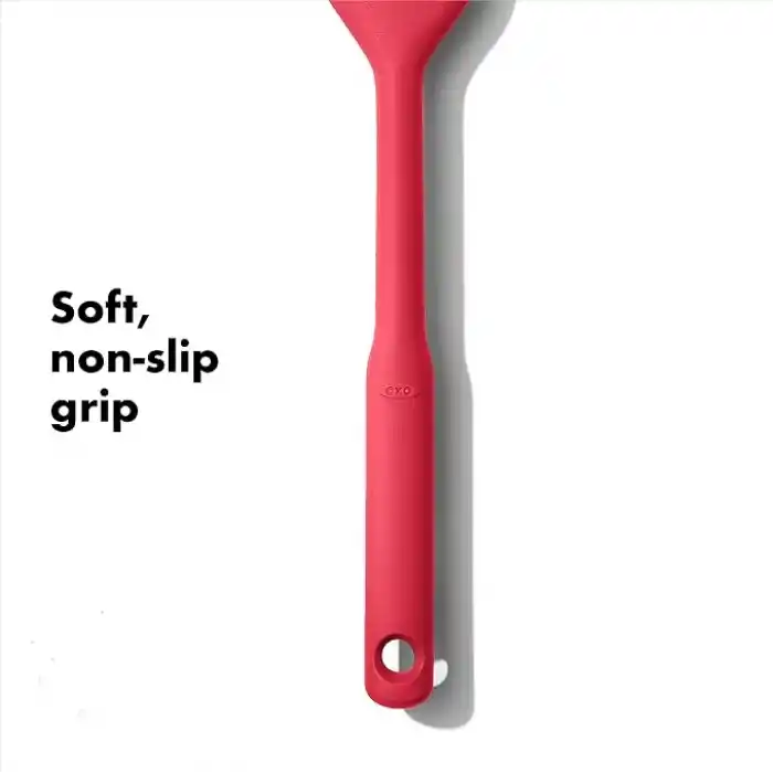OXO - Good Grips silikon spatula, orta boy, marmelat ve daha fazlası için, siyah