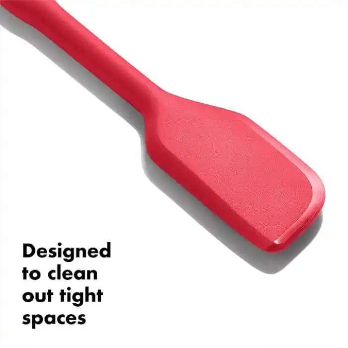 OXO - Good Grips silikon spatula, orta boy, marmelat ve daha fazlası için, siyah