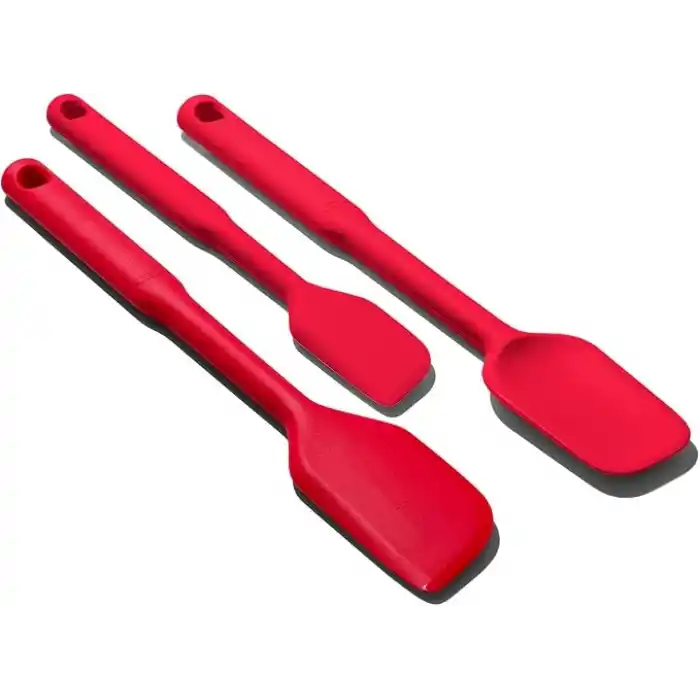 OXO - Good Grips silikon spatula, orta boy, marmelat ve daha fazlası için, siyah