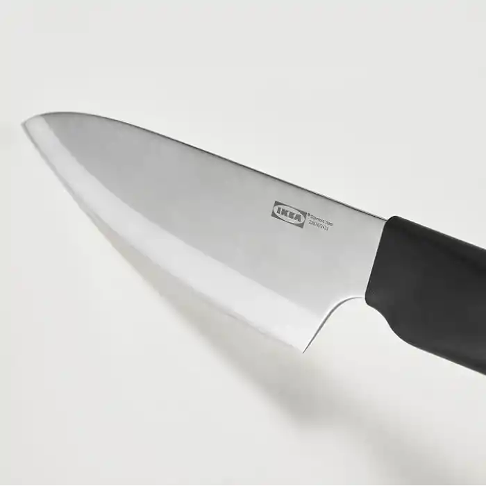 Şef bıçağı, koyu gri, 16 cm