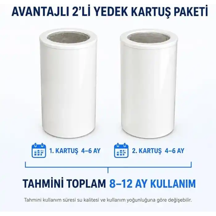 Bluefox Platinum Duş Filtre Kartuşu 2 Adet