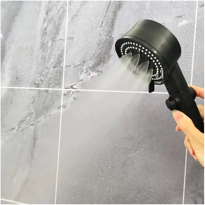 Mayaglory Turbo Fan 5 Fonksiyonlu Su Tasarruflu Dus Basligi Turbo El Dusu Siyah