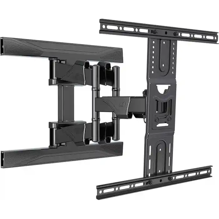 NB North Bayou TV Duvara Montaj Döner TV Braketi 45-75 Düz Ekran TV VESA için Tam Hareket 600x400mmye Kadar Yük Kapasitesi to100 lbs(45kg)