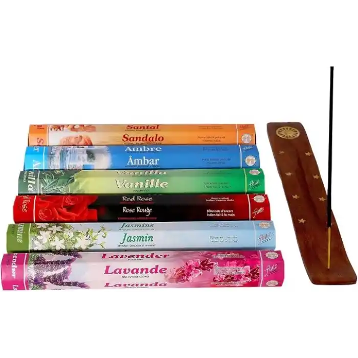 Flute çubuk tütsü seti, 6’lı karma tütsü seti 6x20 (120 çubuk)