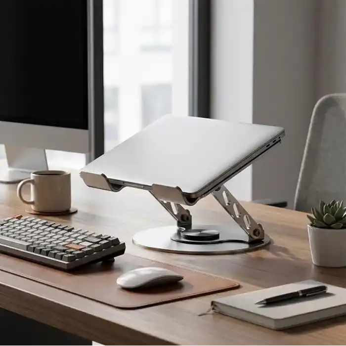 S-Link SL-ML1 360° Döner Metal Laptop Standı, 23.5x23.5 cm