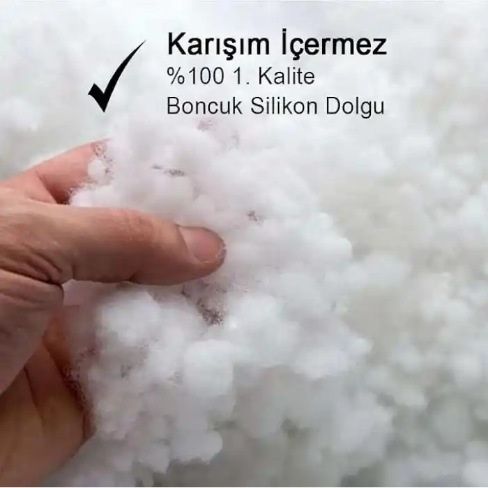 Vionel Home 900 GR Antialerjik Boncuk Silikon Dolgulu Yastık | 2 Adet