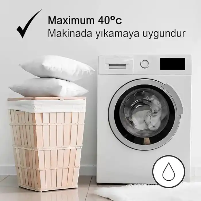 Vionel Home 900 GR Antialerjik Boncuk Silikon Dolgulu Yastık | 2 Adet