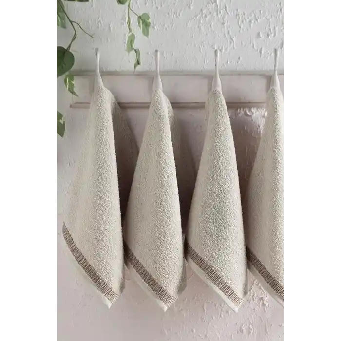 Mürdüm Home Novea El Yüz Havlusu, 6lı Paket, 6 Parça 30x30, Yumuşak ve Emici Kaliteli Günlük Kullanıma Uygun%100 Pamuk Havlu