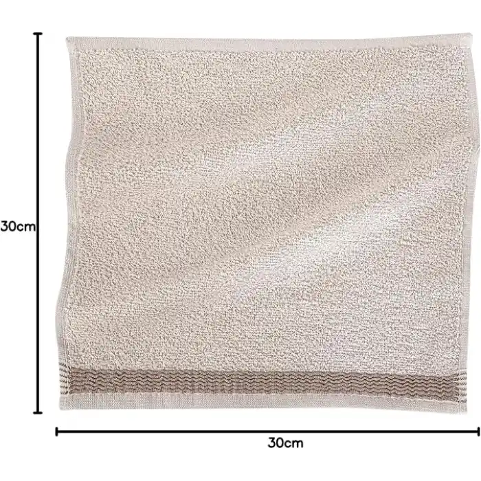 Mürdüm Home Novea El Yüz Havlusu, 6lı Paket, 6 Parça 30x30, Yumuşak ve Emici Kaliteli Günlük Kullanıma Uygun%100 Pamuk Havlu