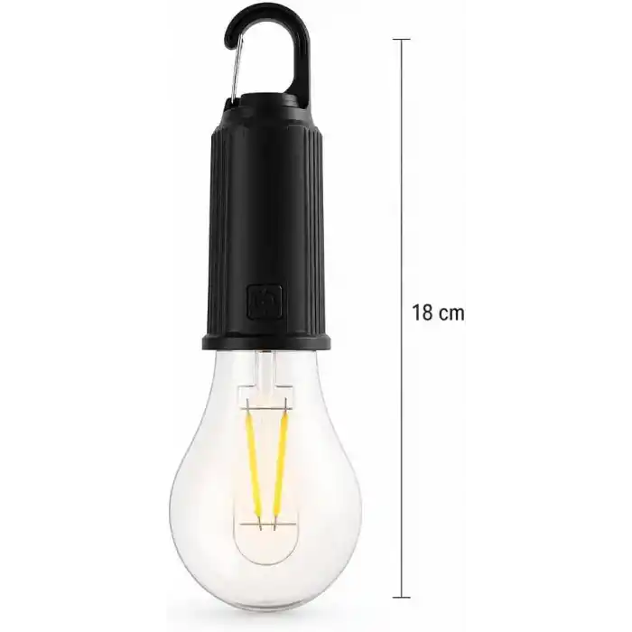 Busstier Type C Şarjlı Kamp Lambası Solar Şarj Destekli Taşınabilir LED Kamp Ampulü Sıcak Işık Modlu Askılı Acil Durum Çadır Lambası Outdoor Gece Lambası