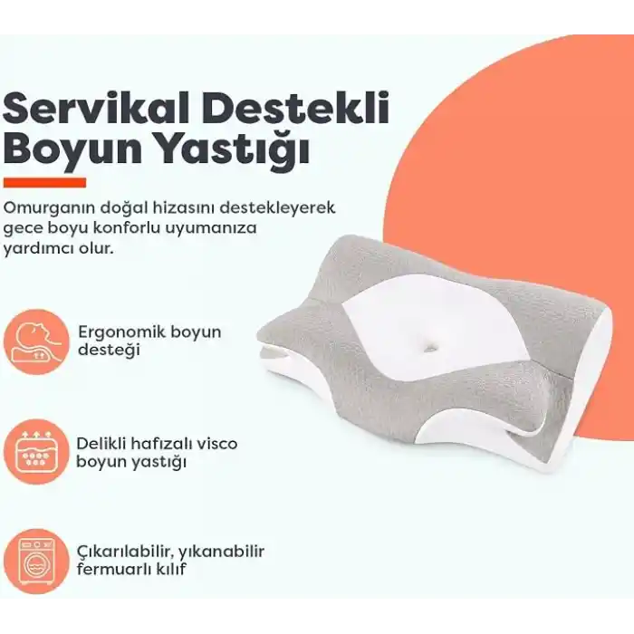Visco Planet ortopedik yastık visco yastık boyun düzleşmesi yastığı güzellik yastığı
