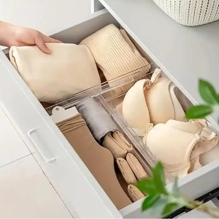 Şura Mutfak 12li Set Akrilik Ayarlanabilir Çekmece Düzenleyici Organizer